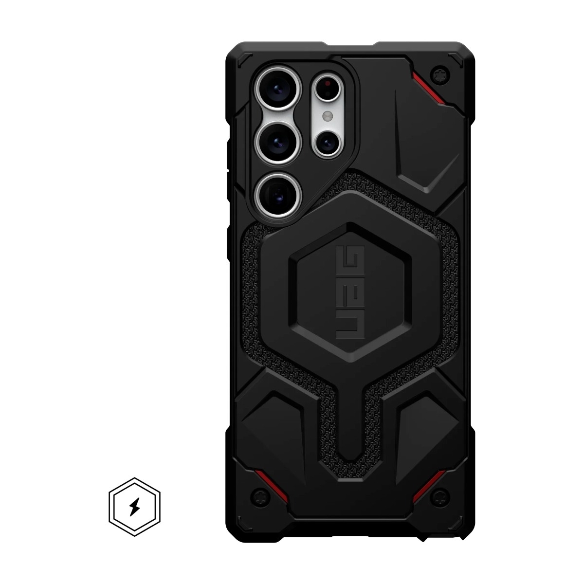 UAG Samsung Galaxy S23 Ultra Monarch Pro Cover magnetisk Kevlar, sort billede 1
