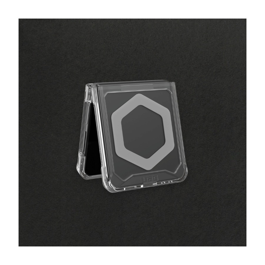 UAG Samsung Galaxy Z Flip5 Plyo Pro Cover Ice/silver, gennemsigtig billede 4