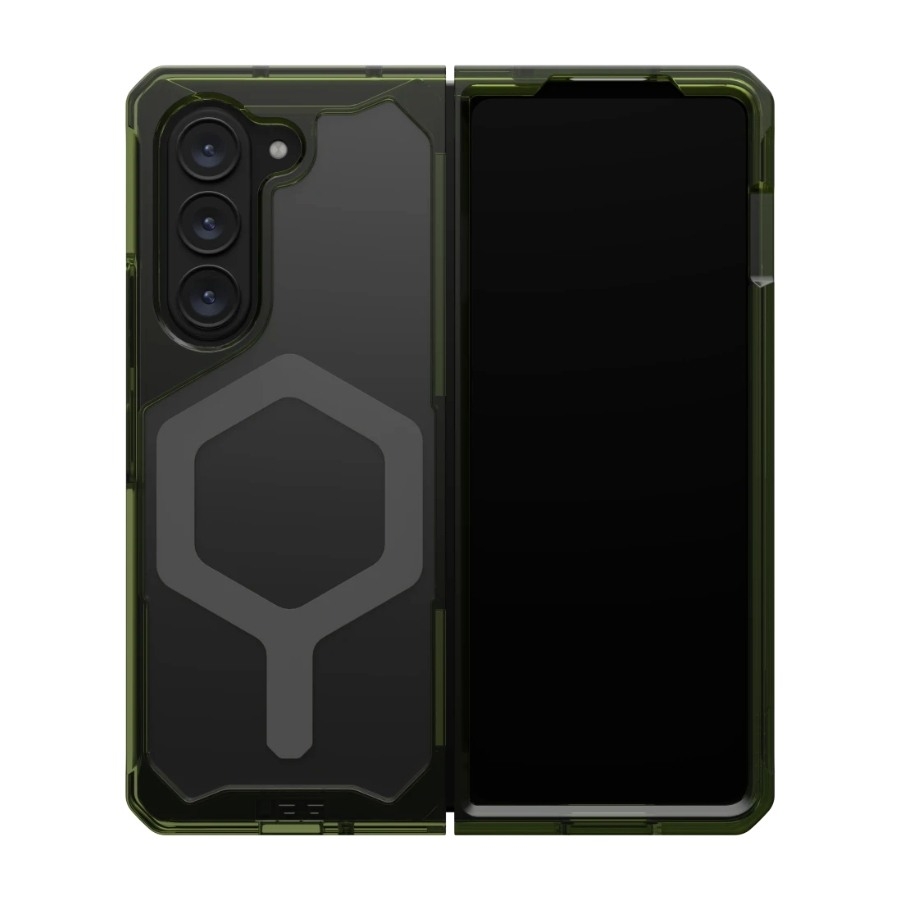 UAG Samsung Galaxy Z Fold5 Plyo Pro Cover Olive/Space Grey, gennemsigtig billede 4