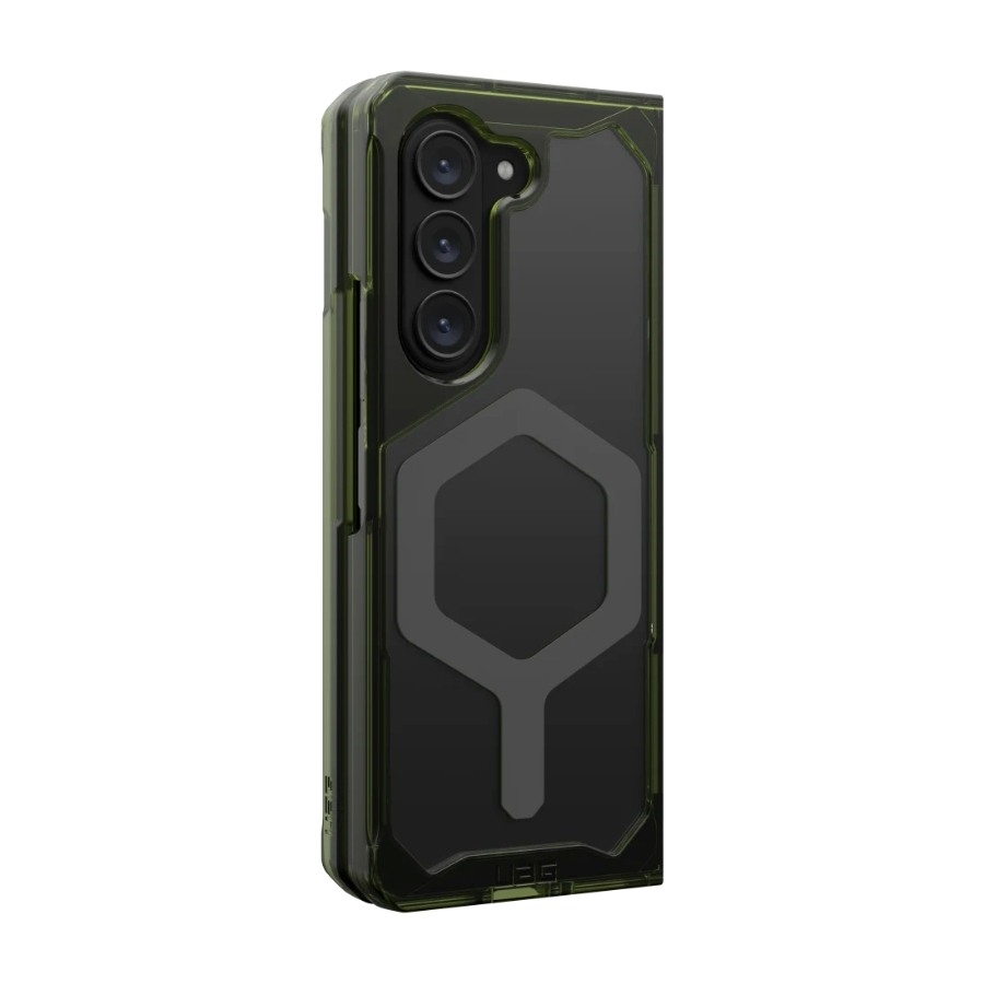 UAG Samsung Galaxy Z Fold5 Plyo Pro Cover Olive/Space Grey, gennemsigtig billede 2