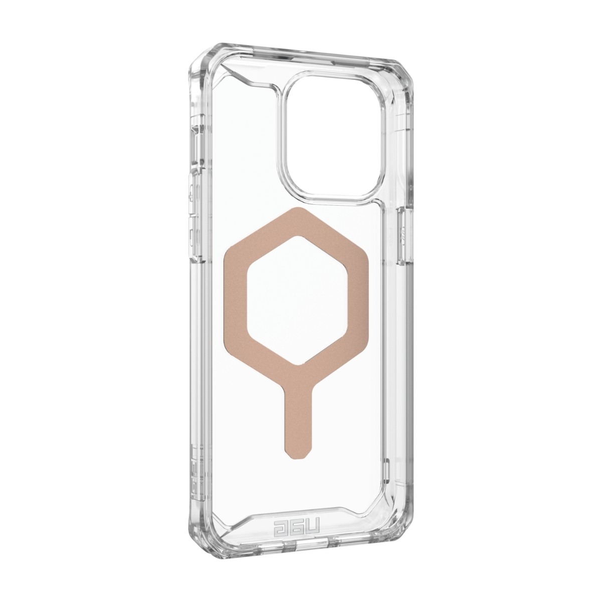 UAG iPhone 15 Pro Max Plyo MagSafe Cover Ice/Rose, guld billede 2