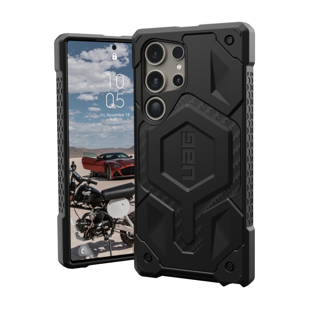 UAG Samsung Galaxy S24 Ultra Monarch Cover, kulfiber billede 1