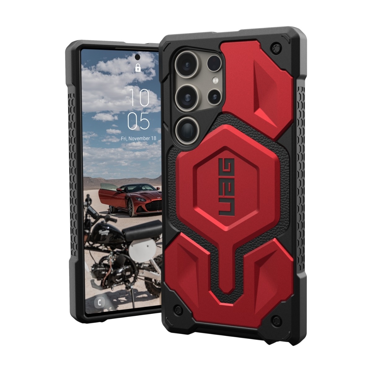 UAG Samsung Galaxy S24 Ultra Monarch Cover, crimson billede 1