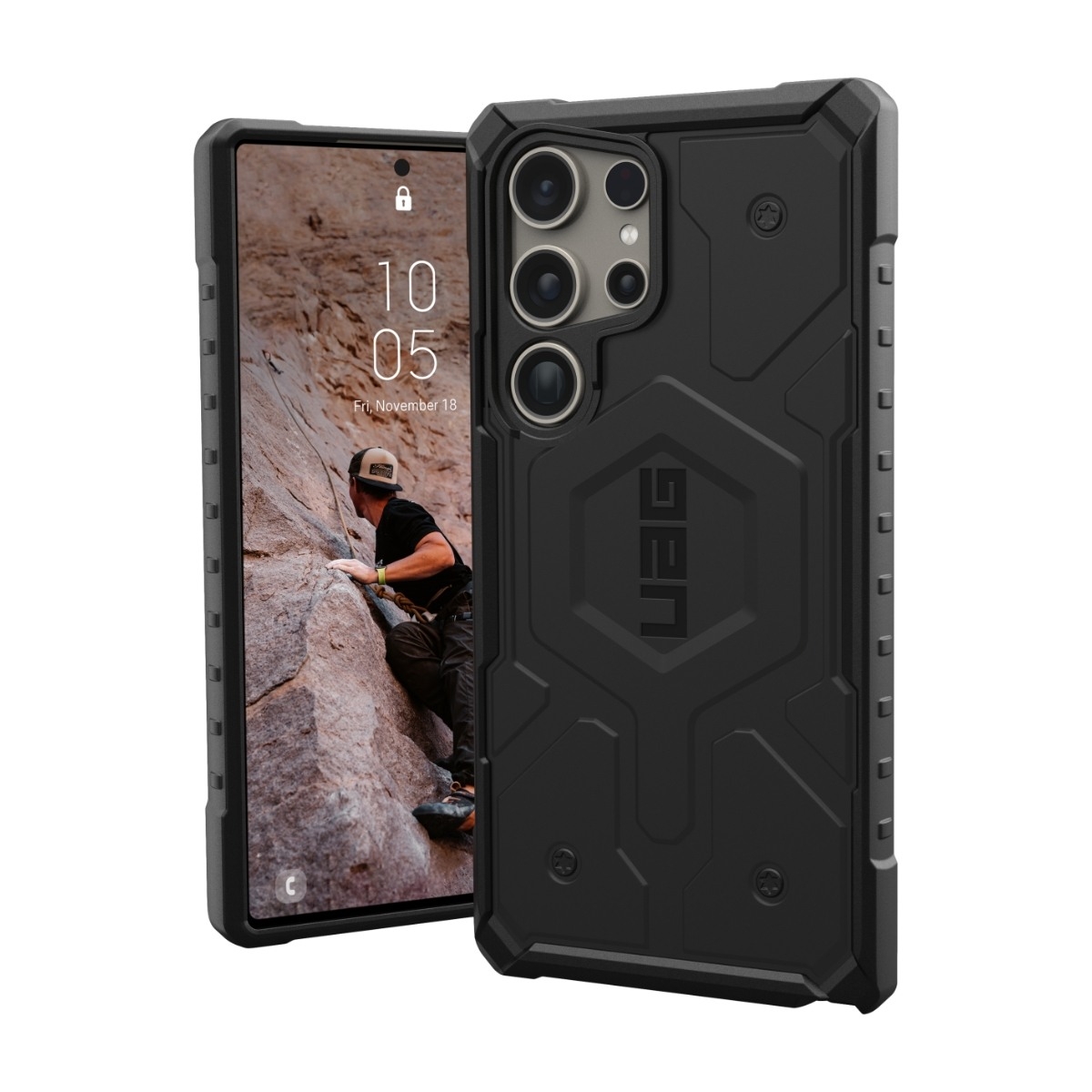 UAG Samsung Galaxy S24 Ultra Pathfinder Cover magnetisk, sort billede 1