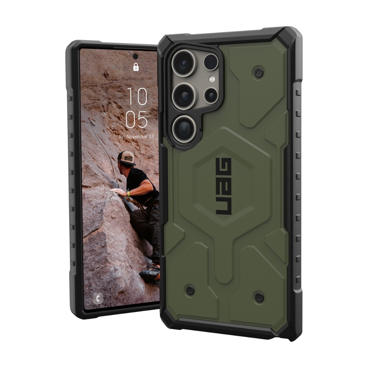 UAG Samsung Galaxy S24 Ultra Pathfinder Cover magnetisk, olive billede 1