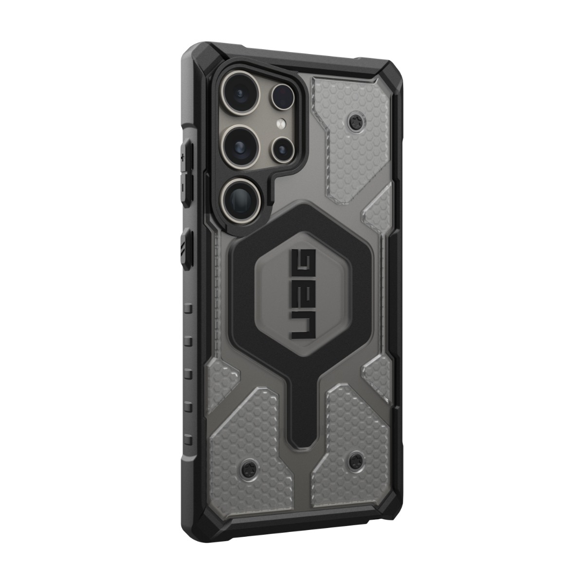 UAG Samsung Galaxy S24 Ultra Pathfinder Clear Cover magnetisk, ice billede 2