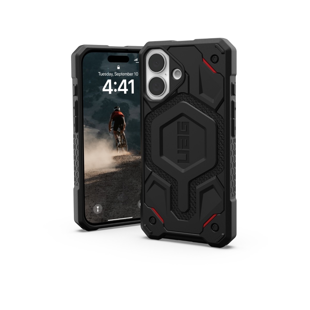 UAG iPhone 16 Monarch Pro Kevlar cover, sort billede 1