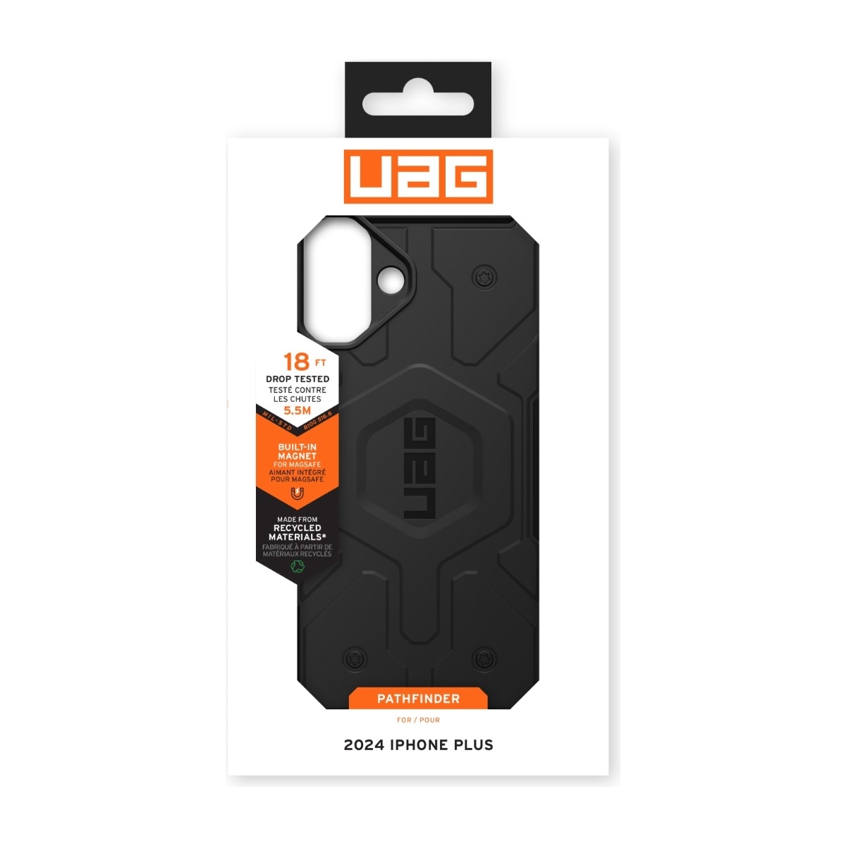 UAG iPhone 16 Plus Pathfinder cover MagSafe, sort billede 4