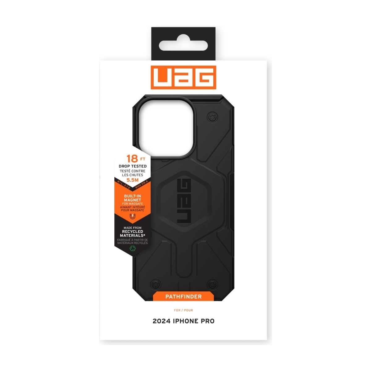 UAG iPhone 16 Pro Pathfinder cover MagSafe, sort billede 4