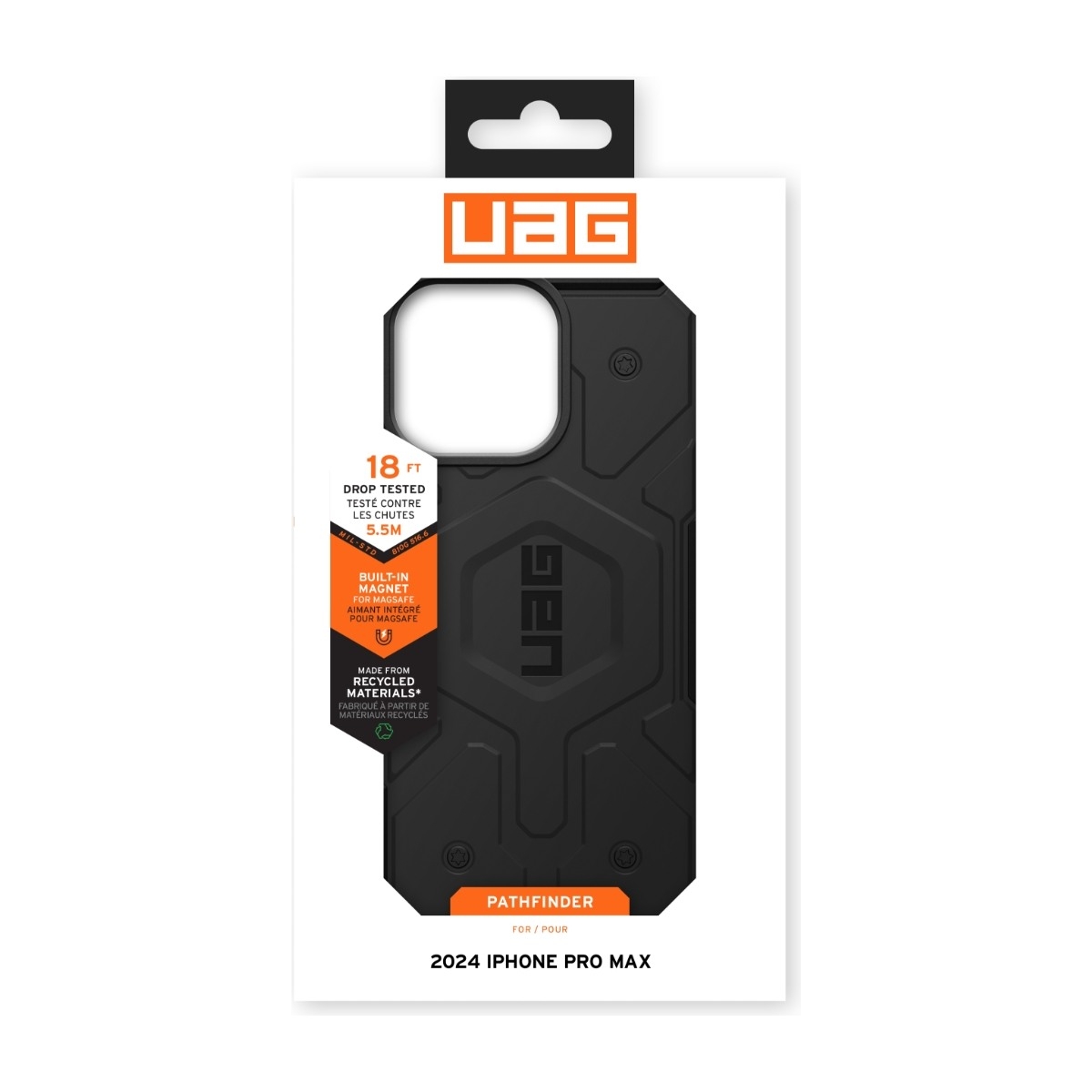 UAG iPhone 16 Pro Max Pathfinder cover MagSafe, sort billede 4