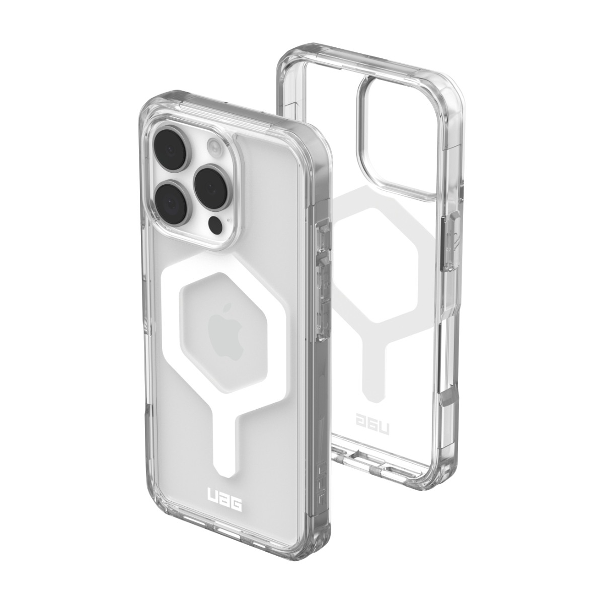 UAG iPhone 16 Pro Plyo MagSafe cover, ice/hvid billede 2