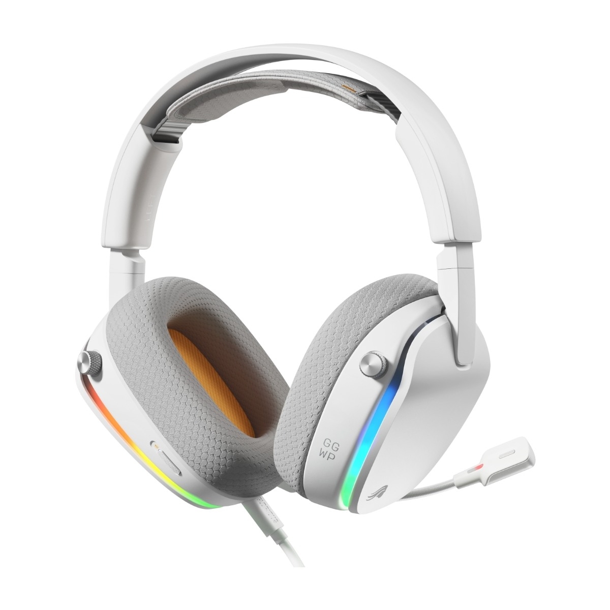 Glorious GHS Eternal RGB PC gaming-headset, hvid billede 4