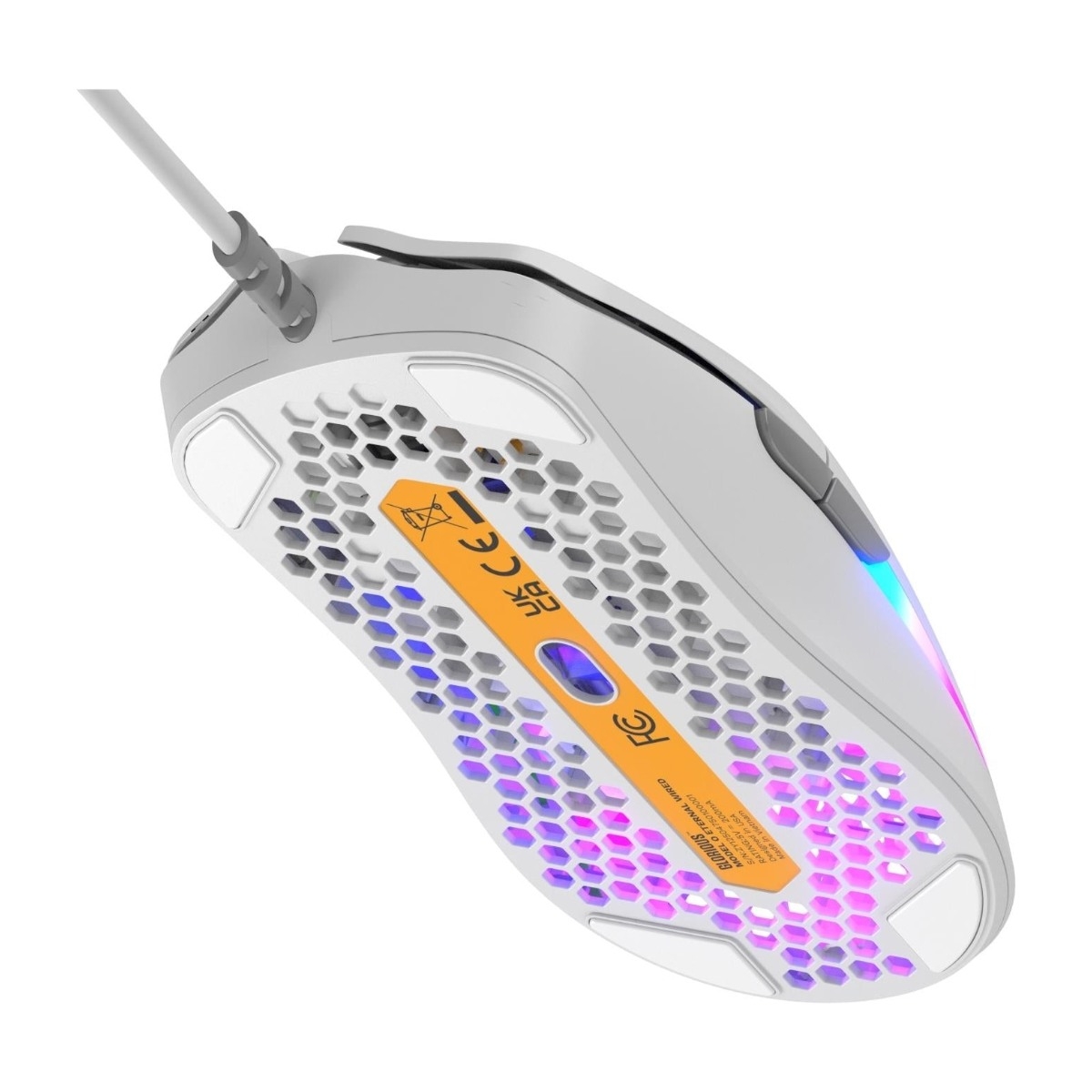 Glorious Model O Eternal gaming mus, hvid billede 6