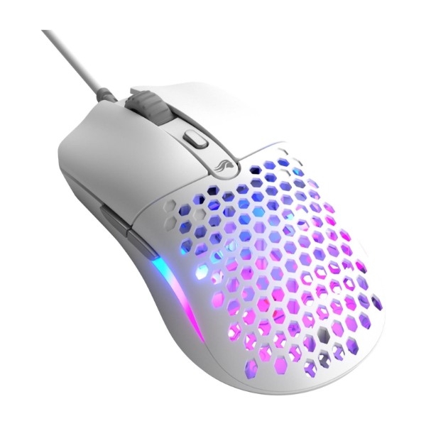 Glorious Model O Eternal gaming mus, hvid billede 7