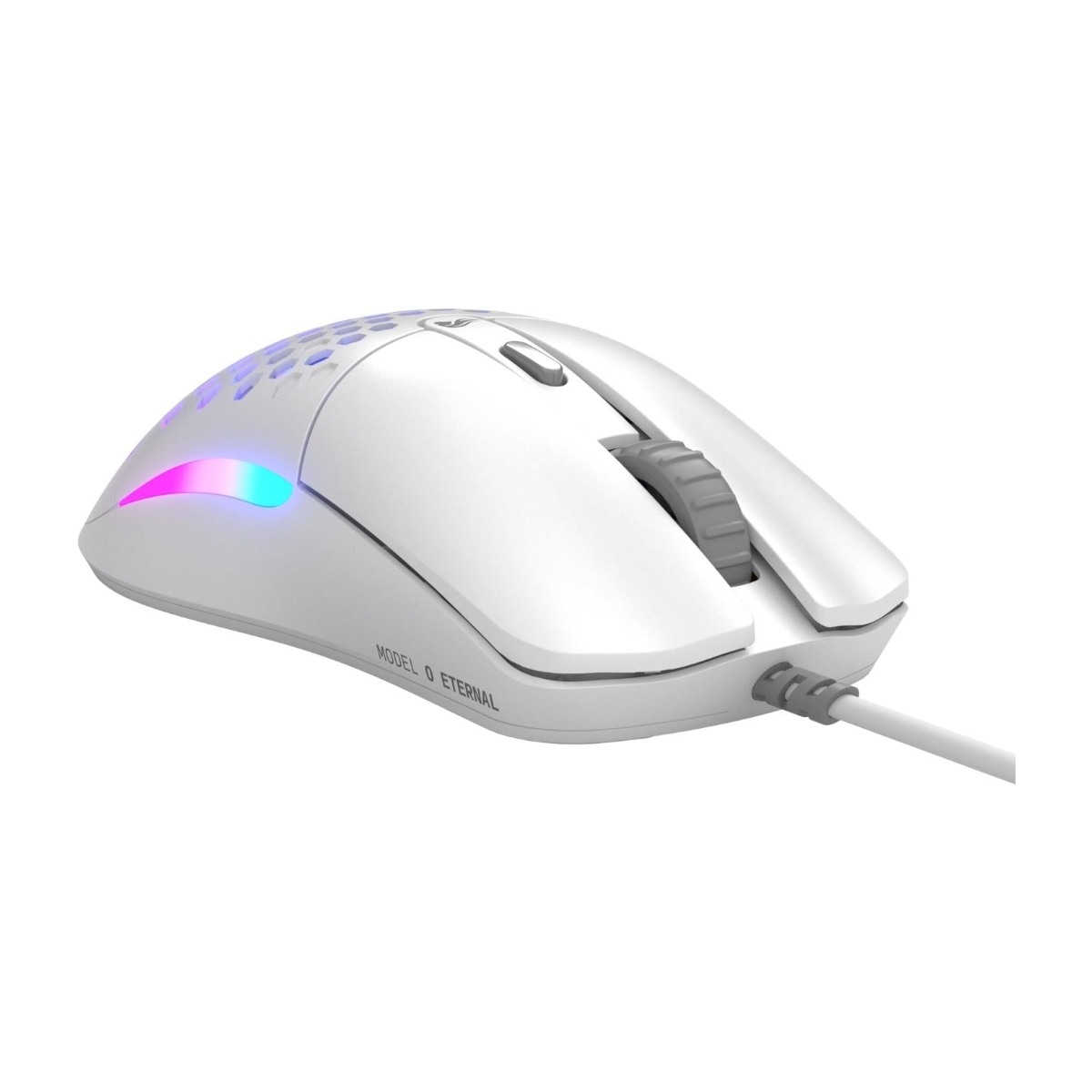 Glorious Model O Eternal gaming mus, hvid billede 5