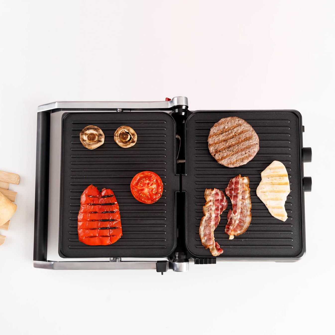 Taurus Bistro Gourmet 2-i-1 kontaktgrill, 2600 W billede 3