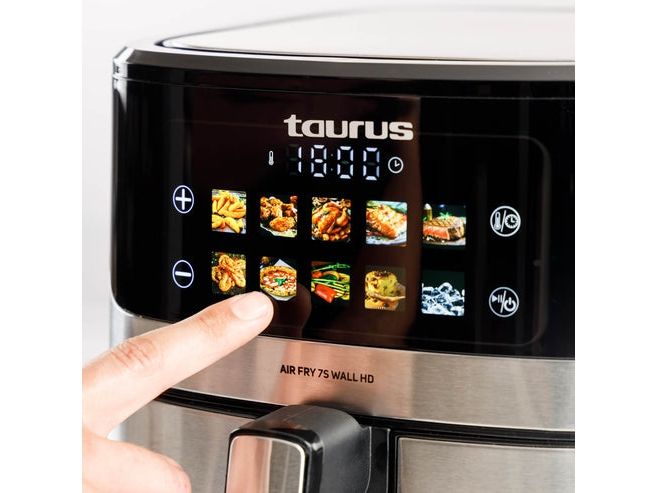 Taurus AFA1601XD, Varmluftsteger, 6,7 L, 80 °C, 200 °C, 60 min., Dobbelt