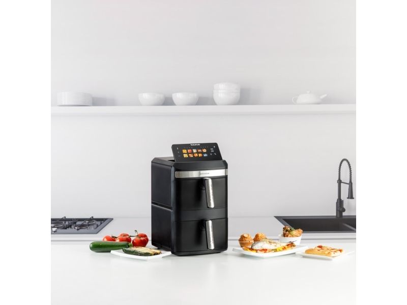 Taurus Air Fry Duo Slim, Varmluftsteger, 13 L, 60 °C, 200 °C, 14 person(er), 90 min.