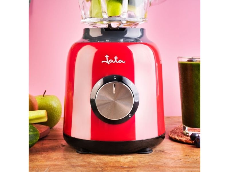 JATA BT795, Bordplade blender, Impulsfunktion, Knusning af is, 1200 W, Rød billede 3