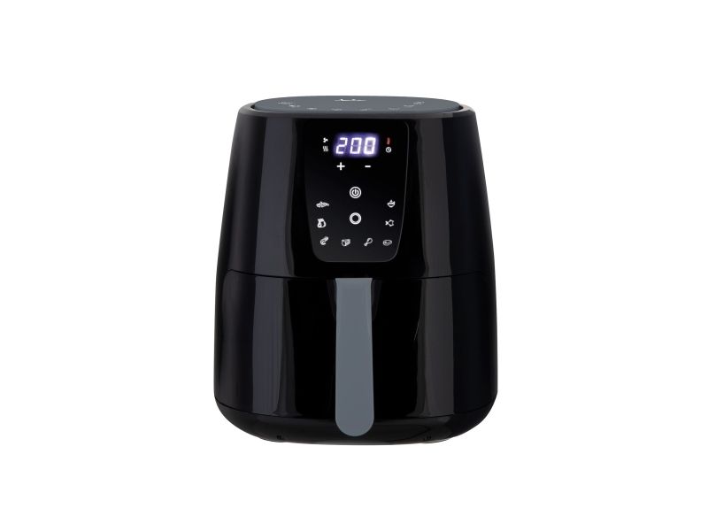 JATA JEFR1225, Varmluftsteger, 5 L, 200 °C, 30 min., Enkelt, Sort billede 2