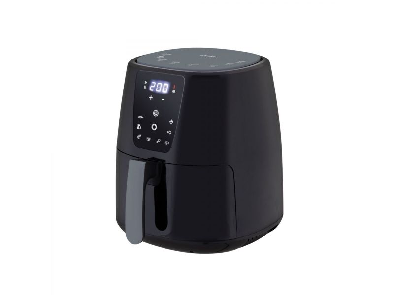 JATA JEFR1225, Varmluftsteger, 5 L, 200 °C, 30 min., Enkelt, Sort billede 1