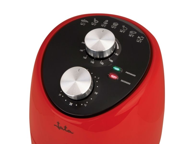 JATA JEFR1222, Varmluftsteger, 2 L, 80 °C, 200 °C, 30 min., Enkelt