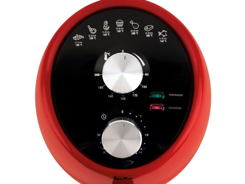 JATA JEFR1222, Varmluftsteger, 2 L, 80 °C, 200 °C, 30 min., Enkelt