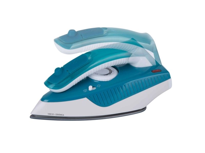 JATA JEPL2810, Dampstrygejern, Keramisk strygesål, 1,9 m, Turkis, Hvid, Knapper, Scrollbar, 1000 W billede 2