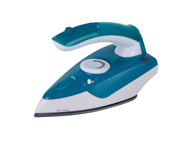 JATA JEPL2810, Dampstrygejern, Keramisk strygesål, 1,9 m, Turkis, Hvid, Knapper, Scrollbar, 1000 W billede 1