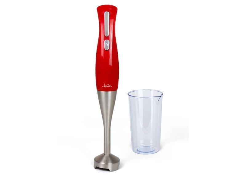 JATA JEBT1852, Nedsænkning blender, 900 W, Rød, Rustfrit stål billede 1