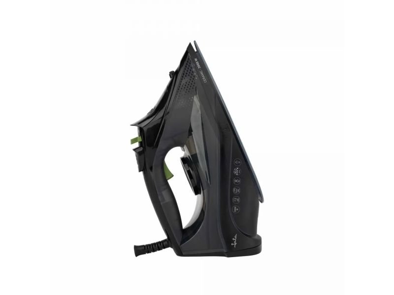 JATA JEPL2401, Dampstrygejern, Keramisk strygesål, 220 g/min, Sort, 20 g/min, 0,45 L billede 2