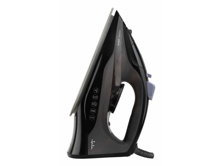 JATA JEPL2241, Tør & dampstrygejern, Keramisk strygesål, 180 g/min, Sort, 15 g/min, 0,2 L billede 2