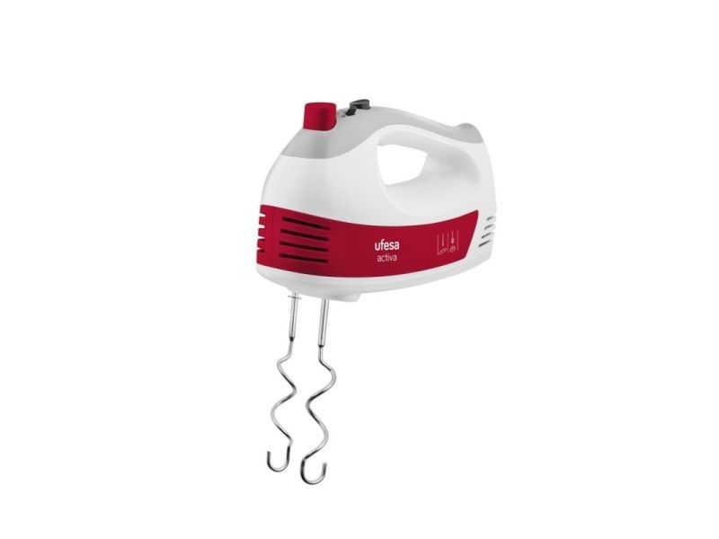 Ufesa BV4650 ACTIVA, Håndmixer, Rød, Hvid, Ælte, Mikse, 400 W billede 3