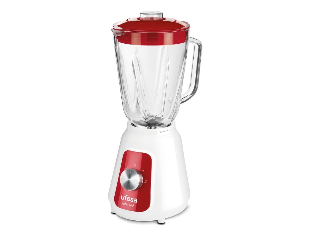 Ufesa BS4717, Bordplade blender, 1,5 L, Impulsfunktion, 1500 W, Rød, Hvid billede 2