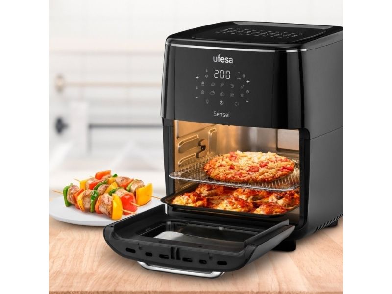 Ufesa Sensei Air Fryer 12L Black with window billede 2