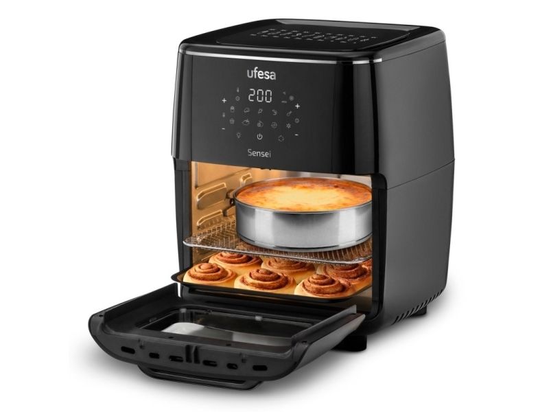 Ufesa Sensei Air Fryer 12L Black with window billede 1