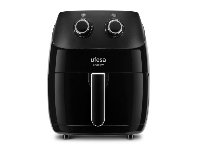 Ufesa 72805371, Varmluftsteger, 5 L, 200 °C, Enkelt, Sort, Dreje billede 1