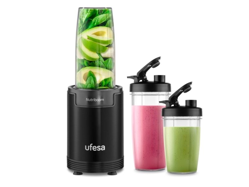 Ufesa BS2500 Nutriboom, Bordplade blender, 0,8 L, Impulsfunktion, Knusning af is, 1,05 m, 900 W billede 1