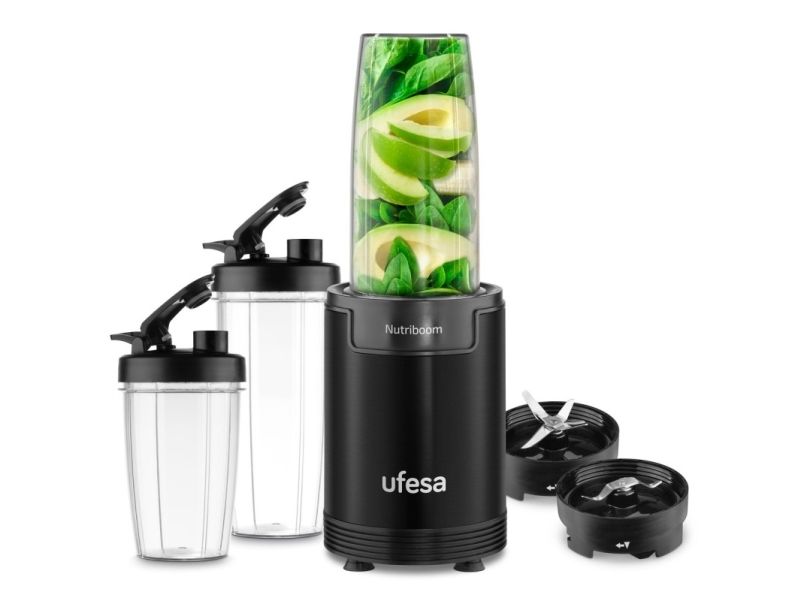 Ufesa BS2500 Nutriboom, Bordplade blender, 0,8 L, Impulsfunktion, Knusning af is, 1,05 m, 900 W billede 4
