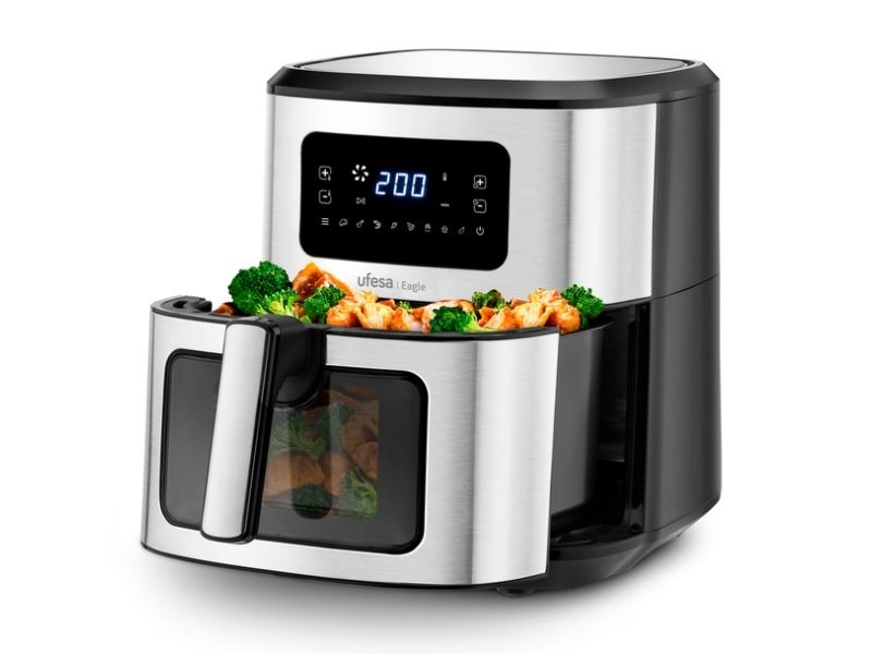 Ufesa 72805690, Varmluftsteger, 6,5 L, 80 °C, 200 °C, 6 person(er), 60 min. billede 1