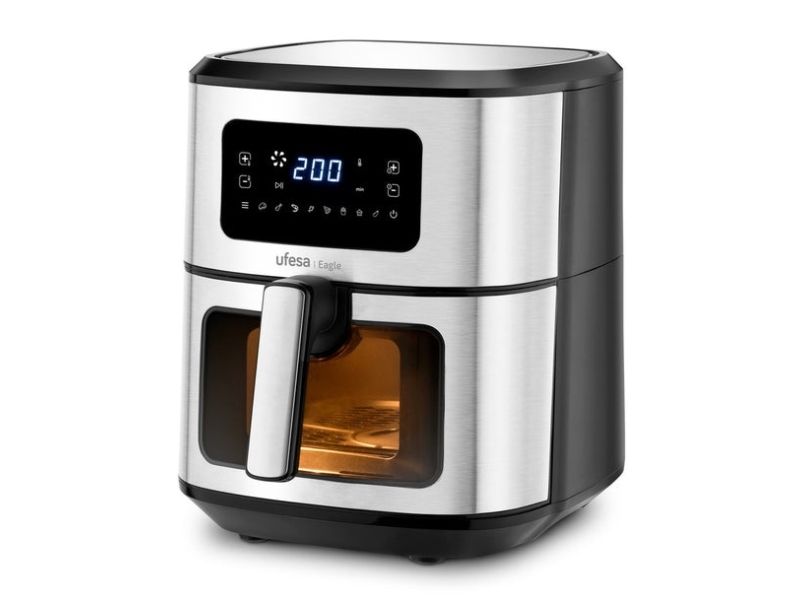 Ufesa 72805690, Varmluftsteger, 6,5 L, 80 °C, 200 °C, 6 person(er), 60 min. billede 3