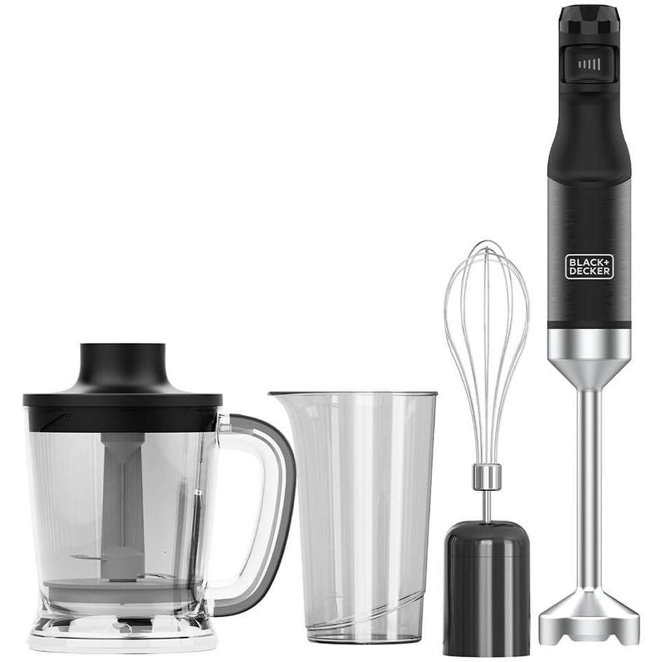Black & Decker Stavblender Hand Blender 1500W Black Accessories - 1500 W