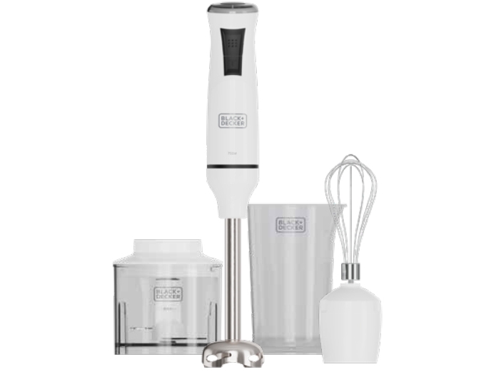 Black & Decker Stavblender Hand Blender 750W White Accessories - 750 W billede 1