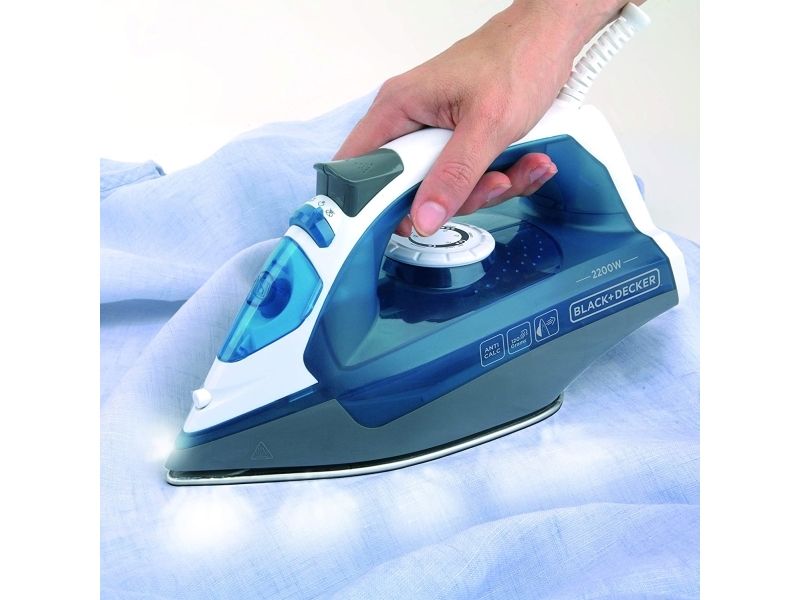 BLACK+DECKER BXIR2200E - Dampstrygejern - såleplade: rustfrit stål - 2200 W billede 4