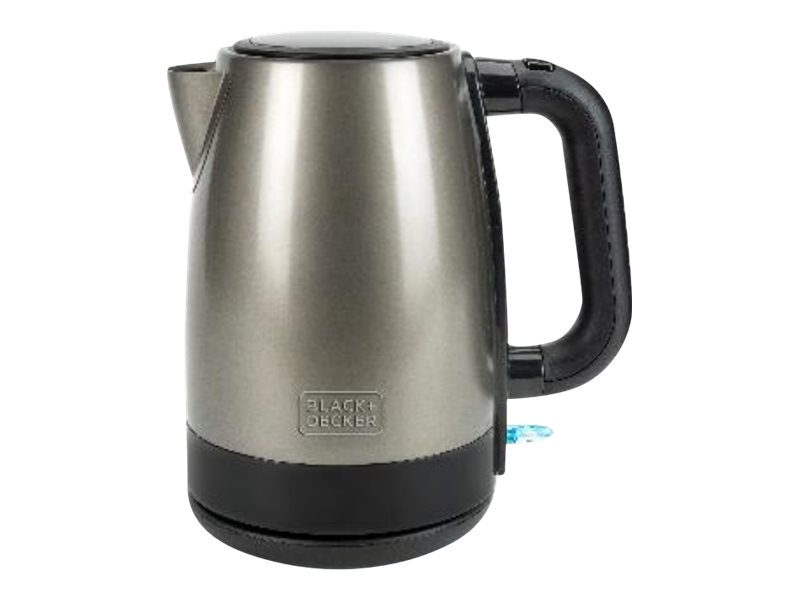 Black & Decker Elkedel Kettle 2200W 1.7L Brushed Stainless Steel - Pantone 10394/black - 2200 W billede 1