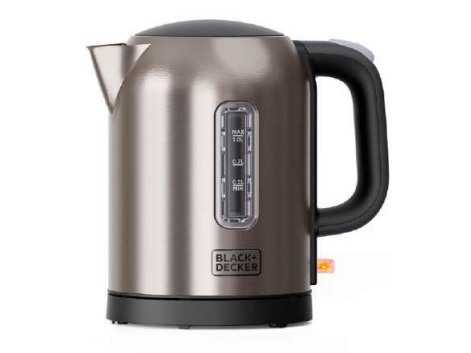 Black & Decker Elkedel Kettle 1L 2200W Brushed Steel - Børstet stål - 2200 W