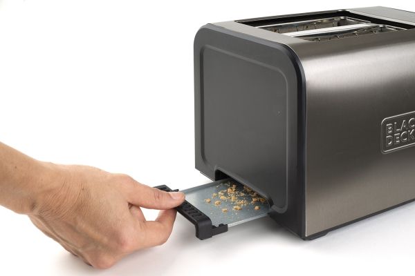 Black & Decker Brødrister Toaster 2-Slice Brushed Steel