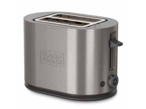 Black & Decker Brødrister Toaster 2 Slot Stainless Steel