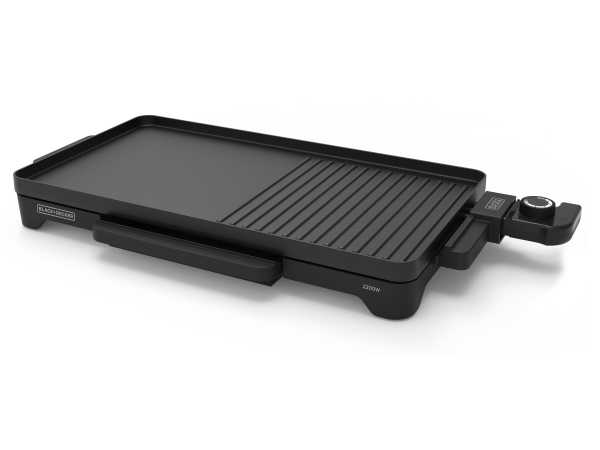 Black & Decker Griddle Flat 2200W Black billede 1