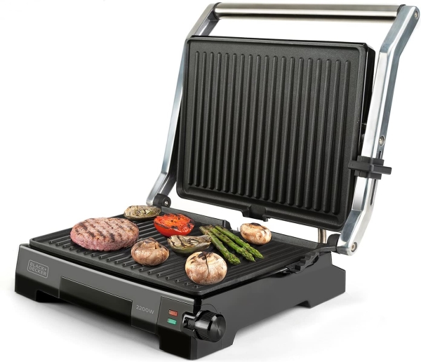 Black & Decker Table Grill Temp Control 2200W billede 1